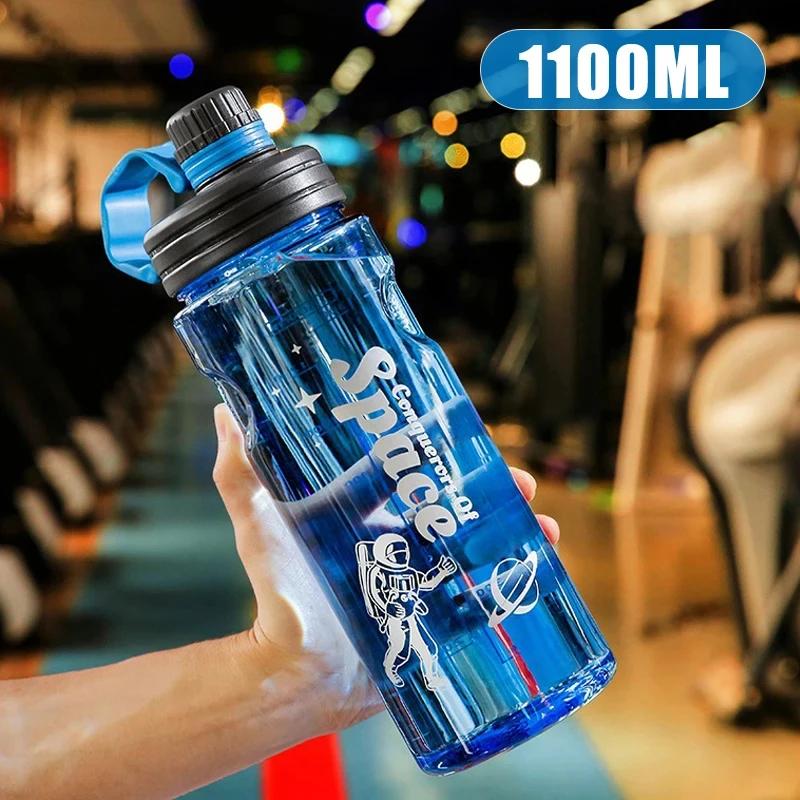 

1L 2L 3LLarge Capacity Sports Water Bottle with Filter Plastic Water Cup Portable Fitness Beverage Bottle Water Bottle Space Cup