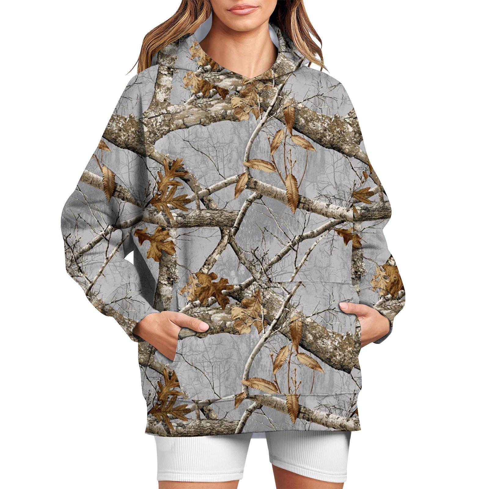 Женская толстовка с принтом, повседневная удобная свободная легкая женская толстовка с длинным рукавом и круглым вырезом M хаки