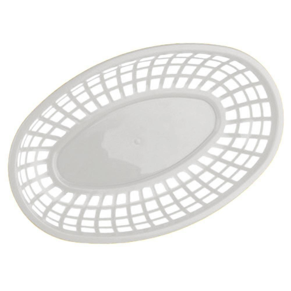 

Торт Гамбургер Пластиковые Корзины для Еды Многоразовая Овальная Корзина для Сервировки Цветной Поднос для Хот-Догов Ресторанные Принадлежности белый