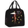 Custom Marcus The Worm Robert Help Funny Meme Resuable Lunch Boxes for Women Waterproof Cooler Thermal Food Insulated Lunch Bag