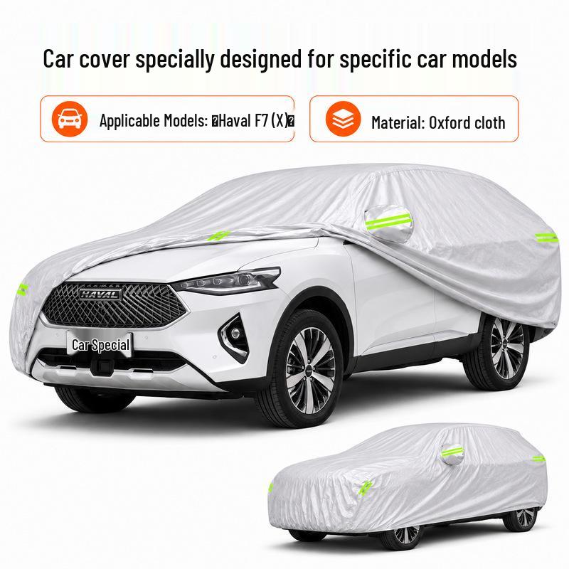 Haval F7 Car Cover: All-Season Oxford Cloth, Waterproof, Heat-Insulating, Sun Protective
