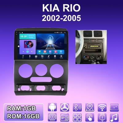 2 DIN Android Autoradio für KIA RIO 2002-2005 Multimedia-Player Head Unit Stereo GPS-Navigation WIFI 1 + 16 GB