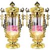 Urushi Product Bon Festival Lanterns, Bubble Lanterns, Size 5, Clear, Pair