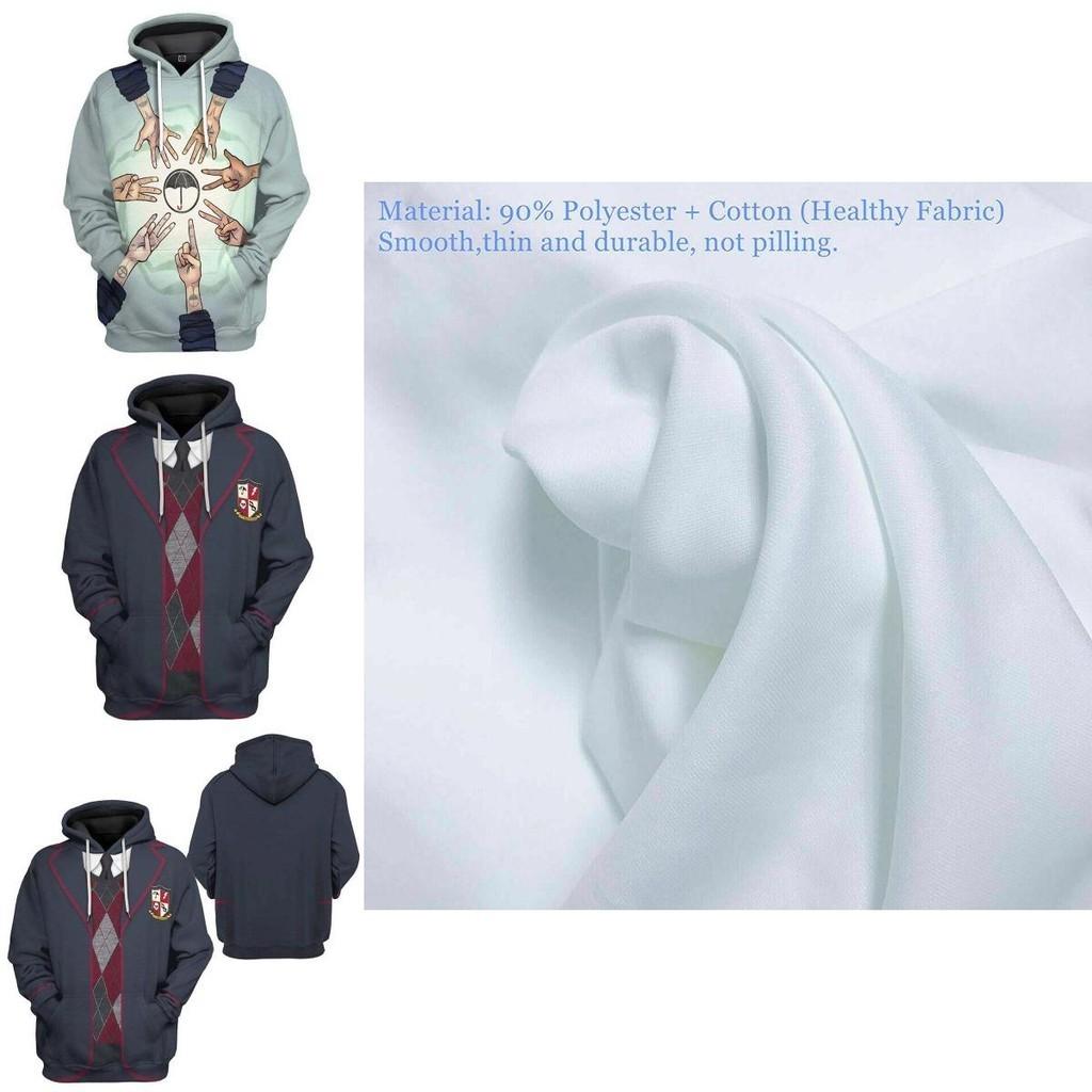 The Umbrella Academy Costume Hooded Jacket Soft And Comfortable Pullover Sweatshirt