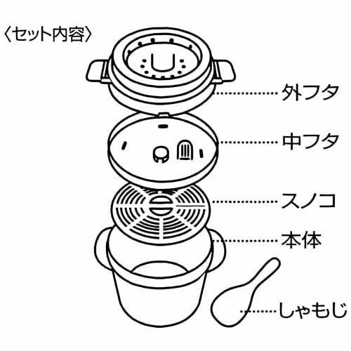 Skater Microwave Rice Cooker, 1-cup Capacity, with Rack, Miffy, 640ml, UDG1
