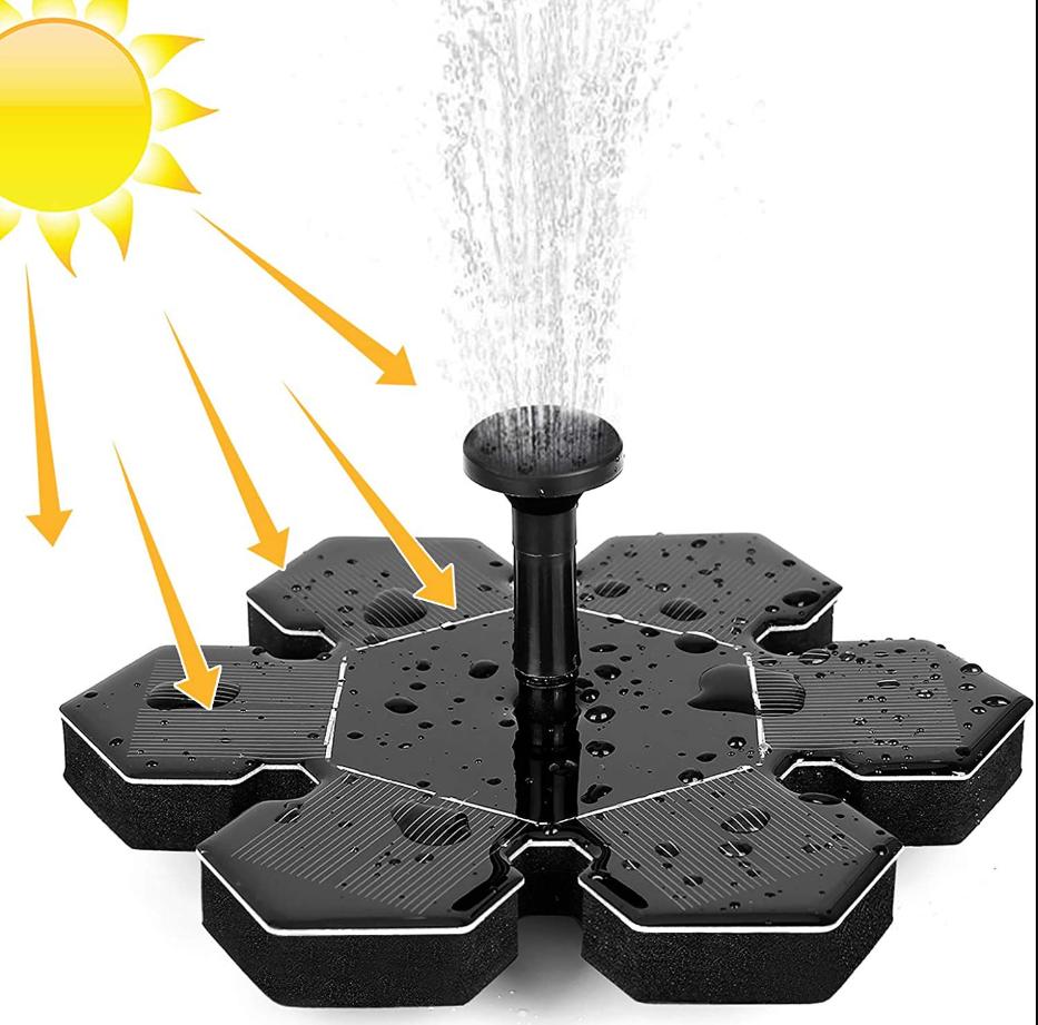 

Фонтан с солнечным водяным насосом Мини-бассейн Водопад Фонтан Домашний сад Принадлежности на открытом воздухе