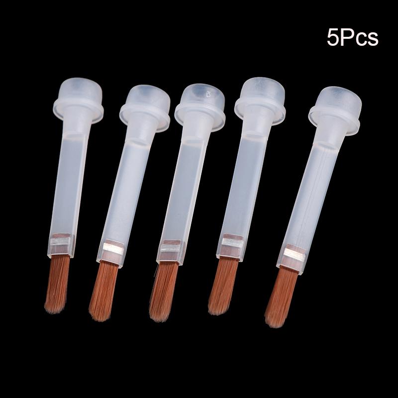 

5/10/20 шт одноразовая кисточка для лака для ногтей для флакона лака для ногтей 15 мл сменная кисточка коричневые волосы кисточка аппликатор для нейл-арта 5Pcs