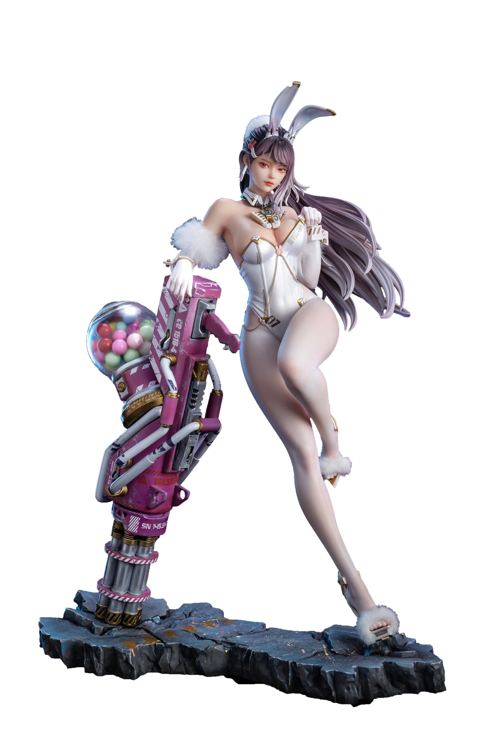 

PIJI [New Era] x Loull AroLL [Bright Rabbit] 16 scale PVC & metal pre-painted finished figure