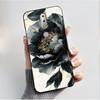 Printing Pattern Case For Nokia 7.1/Nokia 7 Plus Fundas Nokia7 Cover Soft Silicone Black Shell Cute Flower Cartoon Casing Coque