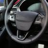 Car Steering Wheel Button Frame Cover Trim Interior Accessories For Ford Focus Kuga Escape 2019 -2022 Fiesta MK8 Bronco