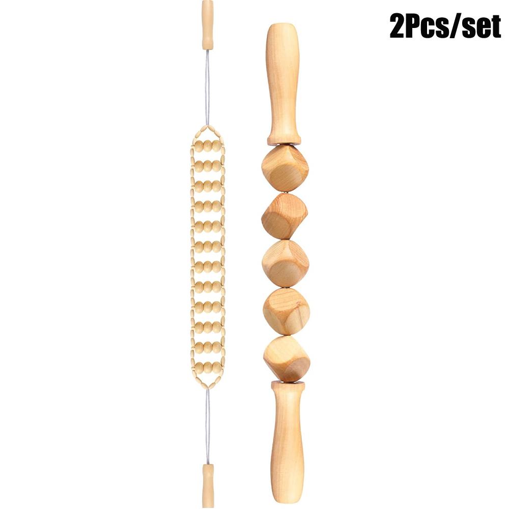 Herramientas de Masaje de Maderoterapia Manuales Accesorios Gua Sha Rodillo Masajeador Anticelulítico Cubo de Madera Masajeador Para Liberación Corporal