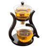Lazy Kung Fu Tea Set: High Borosilicate Glass Automatic Tea and Water Separator with Magnetic Suction