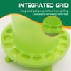 2kg Automatic Poultry Feeder Feed Bucket Farm Animal Barrel Chicken Feeder Waterer For Chick Livestock Peacocks Turkey Bird