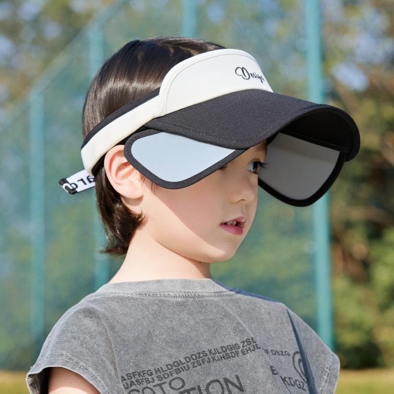 Men'S And Women'S Empty Top Sunscreen Hats Retractable Empty Top Hats Sunshade Uv Protection Baby Hats Sun Hats