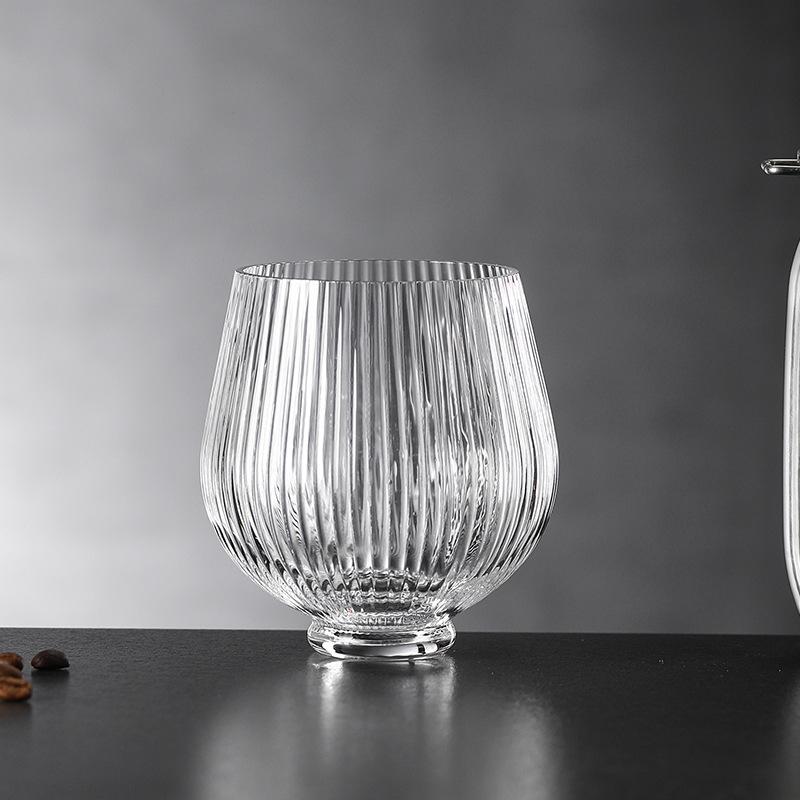 

Vertical Glass Juice Cup Iced American Coffee Cup Creative Bubble Water Drink Cup Thick Transparent Water Cup 440-460ml чистый