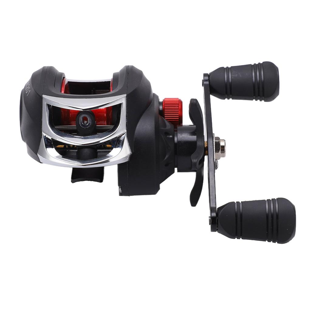LK201 Baitcasting Reel 18+1BB 7.2:1 High Speed 8KG Max Drag Plastic Wire Cup Left Hand