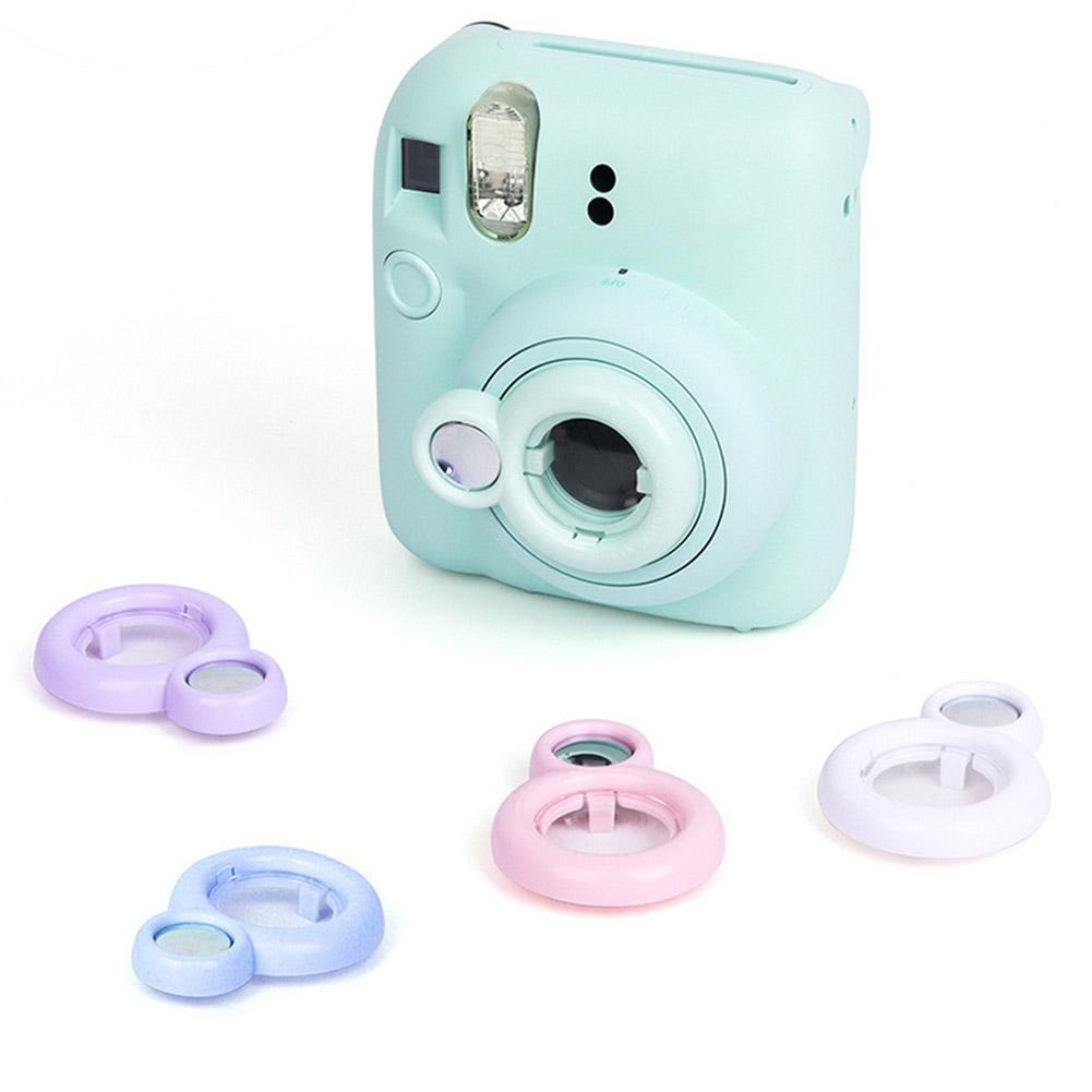 Selfie-Spiegel für Instax Mini 12 Sofortbildkamera Selbstporträt-Spiegel Makro-Linse Macaron-Farben Selfie-Kamera-Zubehör