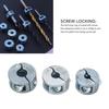 3PCS 6mm 8mm 10mm Drill Bit Stopper Collars Zinc Alloy Drilling Depth Stop Rings with Hex Wrench Open Type For Drill Bit