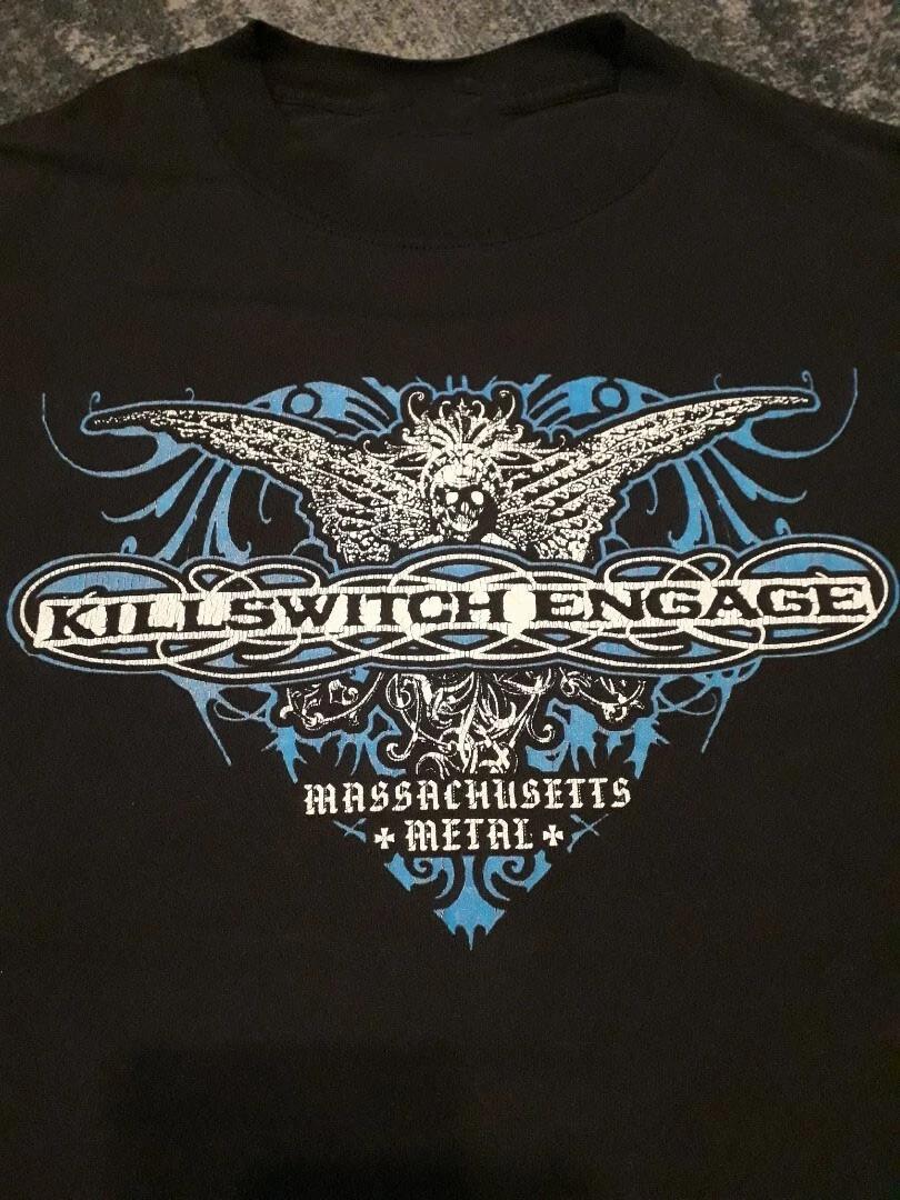 Vtg Killswitch Engage Music Band Cotton Black All Size Men Women Shirt TR336 S