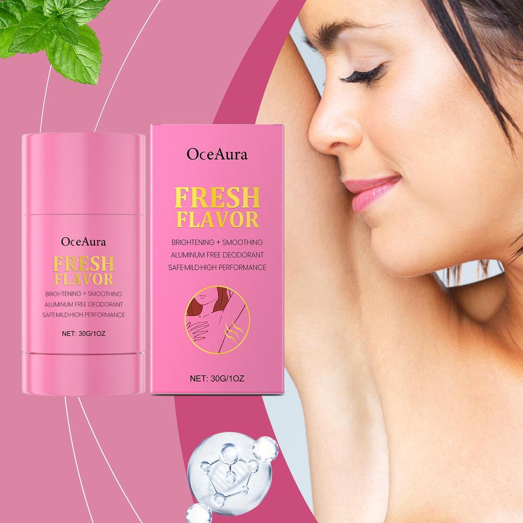 Desodorante Natural en Barra Axilas Mal Olor Sudoración Eliminación Mantener Axilas Frescas Aroma Anti Olor Antitranspirante Cuidado Corporal