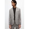 H M Jacket sliM Fit Dark Beige