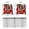 New Kpop Style Girls Katseyes Pillow Cover Comfy Cushion Cover Vintage Pillow Case For Sofa Car Home Decor