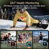 New 1000mAh Big Battery GPS Smart Watch Men 10ATM Waterproof Rugged Military Clock Map Path Tracking Bluetooth Call Smartwatch