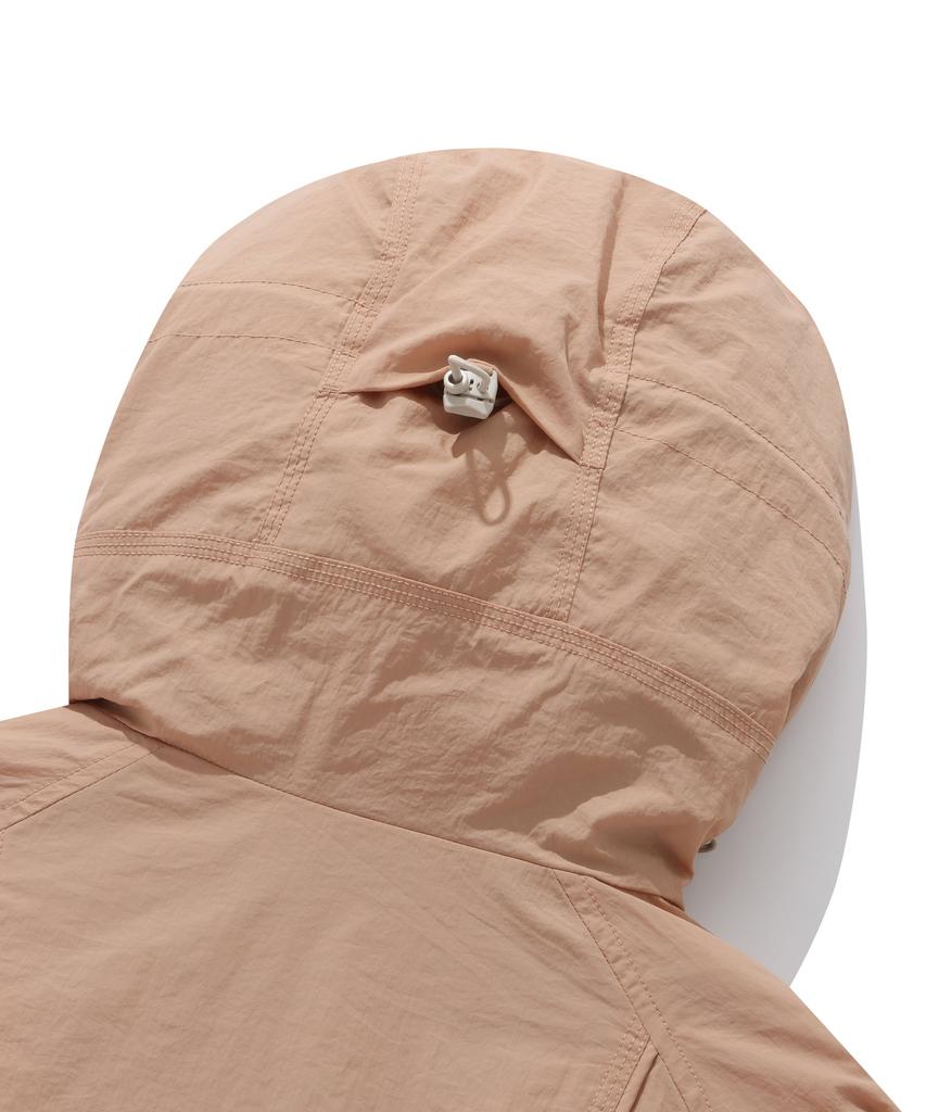 COVERNAT Comfy Nylon Windbreaker Jumper Salmon