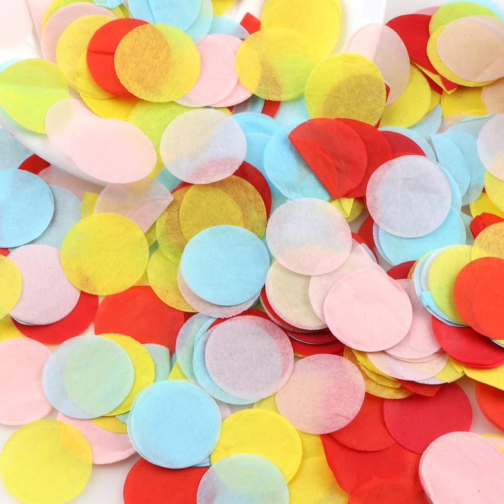 2.5cm 10/20g Red White mixed Heart Shape Paper Confetti Balloon Filler Wedding Birthday Party Table Decoration Throwing Supplies