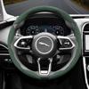 Suitable for Jaguar Anti-Slip Buckle Segmented Suede Steering Wheel Cover Suitable for Xf X250 Xe E Pace F Xj I Ev400 S Type X351 Svr Xfl Ftype