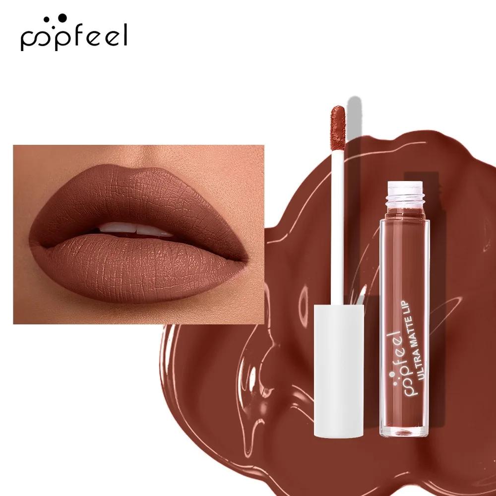 High-Pigment Ultra Matte Mist Lip Gloss Long-lasting Waterproof Moisturizing Velvet Lip Glaze Natural Healthy Lipstick Cosmetics