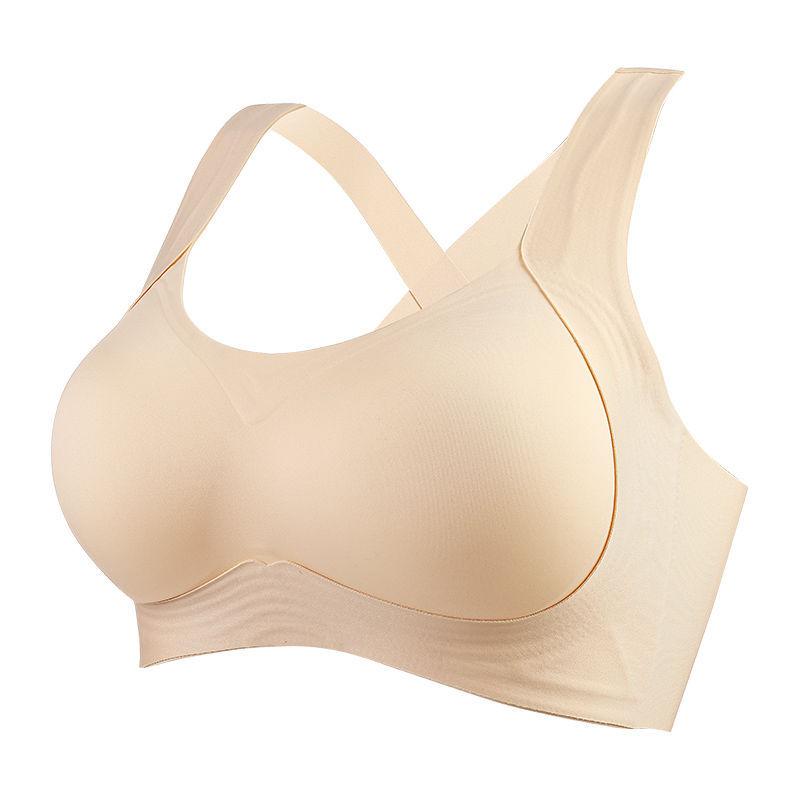 

Fashion high elastic anti-skid sports women s lift soft support anti-sagging beauty back bra cover 1.1cmABC cup m [34/75abc recommended 45-52.5kg ] хаки