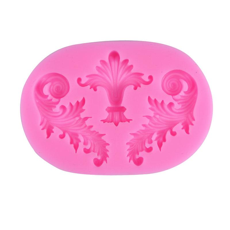 3Pcs/Set 3D Baking Mold Baroque Style Silicone Mold for Cake Cupcake Candle Chocolate Mold