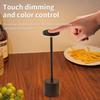 Touch Small Night Light Rechargeable Wireless LED Desk Light Adjustable Brightness Reading Table Lamp for Bedroom Home Decor