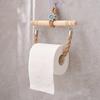 Mediterranean Hand-woven Japanese-style Roll Paper Rack Toilet Punch-free Toilet Tissue Holder Toilet Paper Rack Rack