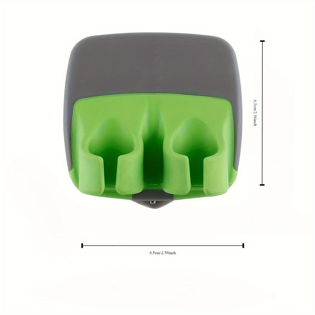 1 Stück Edelstahl Handgemüse Schäler, Ergonomisches Fingergriffdesign, Langlebiges Küchenwerkzeug, für Wurzelgemüse und Früchte