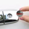 4pcs 20mm American Flag Car Door Lock Keyhole Stickers Decal Car Door Lock Protector Decorative Covers Car Exterior Accessories