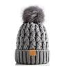 Cozy Winter Wool Hat with Pom-Pom & Velvet Lining for Unisex