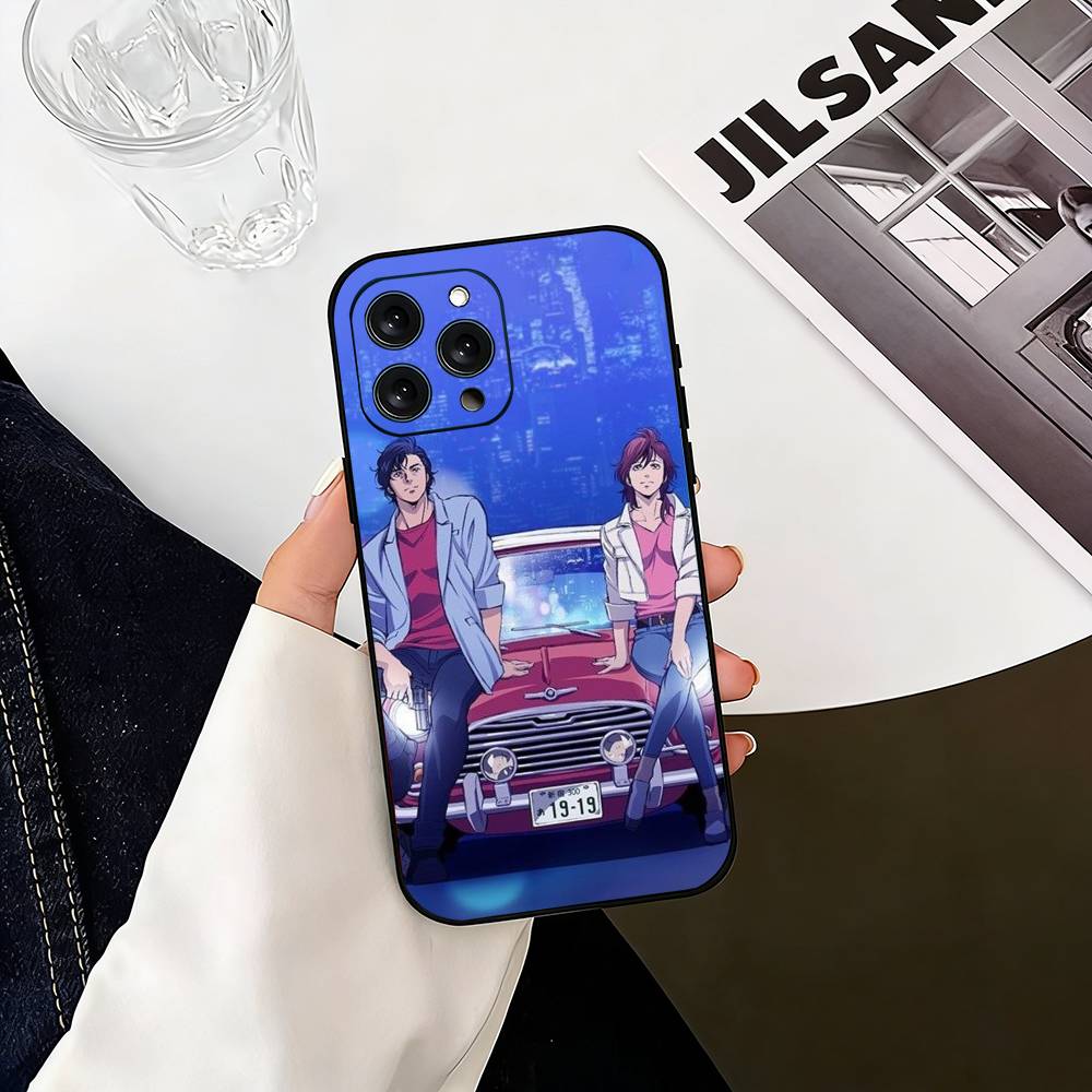R-Retro City Hunter Comic  Phone Case Silicone Soft For IPhone 17 16 15 14 13 12 11 X XR Plus Pro Max Plus