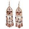 1 Pair Hook Earrings Tassels Bohemian Jewelry Long Vintage Dangle Earrings for Wedding