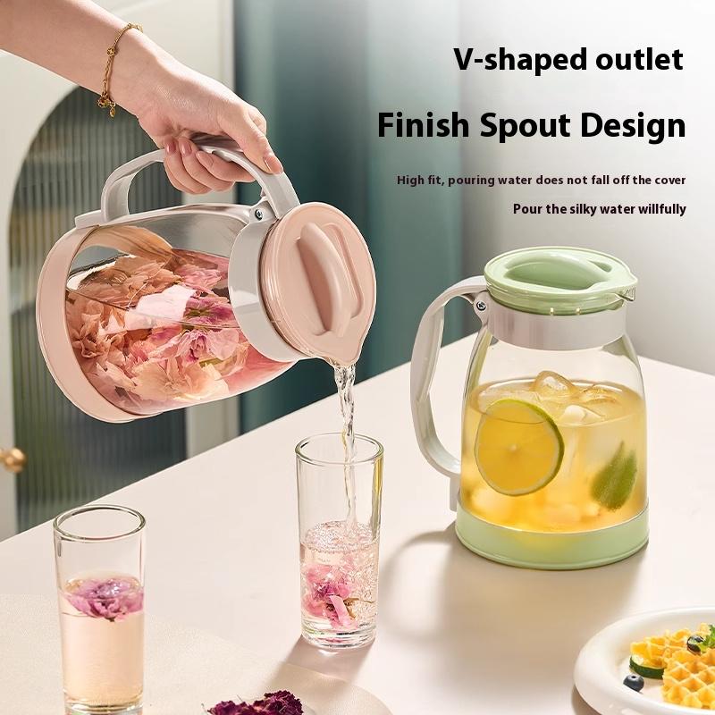 Gianxi Cold Water Kettle Glass High Temperature Resistant Cold Water Kettle Household Water Cup Large Capacity Teapot