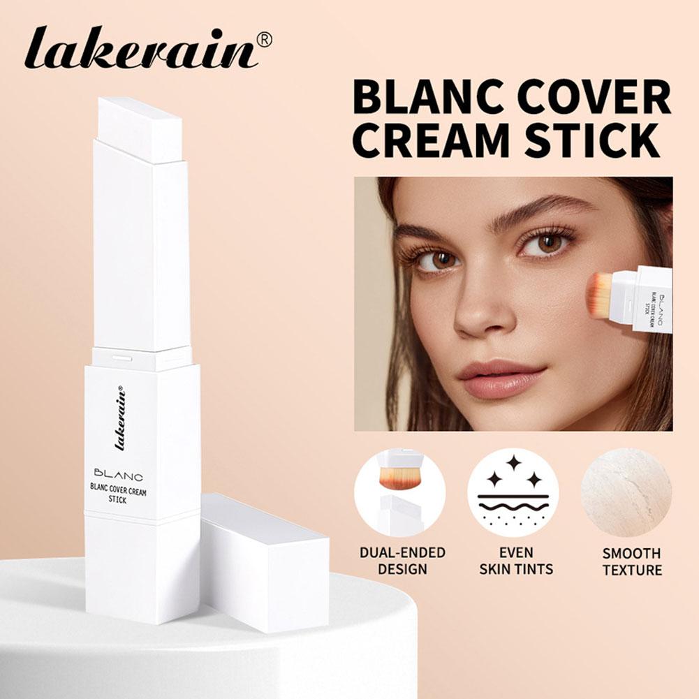 2-in-1 Color-Changing Foundation Stick Liquid Lightweight Moisturizing Brightening Foundation Color Changing For All Skin Types