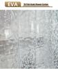 Waterproof PEVA Diamond Shower Curtain - No-Drill Installation for Bathroom Partition