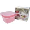 Tafuco Fabulous Life Bowl & Colander 4-Piece Set, Pink, E-2197, Made In Japan