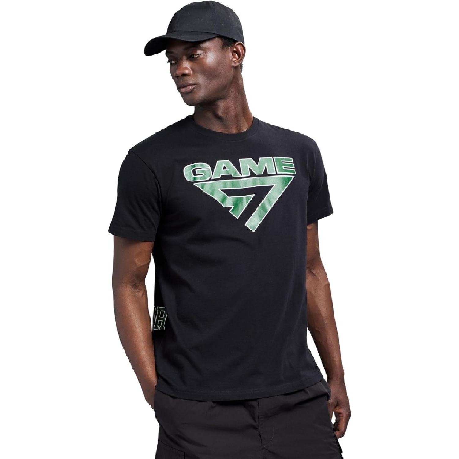 GAME 7 Men s Short Sleeve Lightweight Graphic Logo Crew Neck Cotton T-Shirt XXXXXL разноцветный