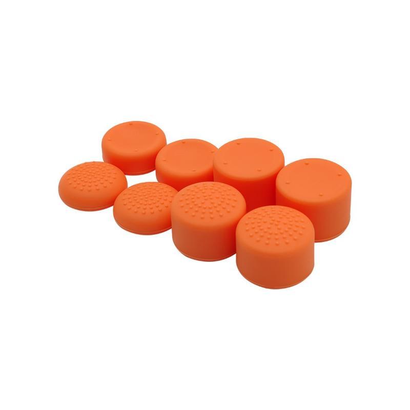 4/8Pcs Silicone Thumb Grip Caps Non Slip Textured Easy Install for All Gaming Controllers Family Party Gaming Use