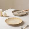 A Large Collection Of Japanese-Style Retro Ceramic Plates, High-Value Round Dishes, Nordic Style Household Pasta Plates, Tableware