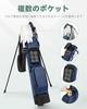 RIOROO Golf Stand Club Holds Automatic Stable 3 Large Capacity 3 Includes Cooler Suitable for Beginners and Unisex Bag, Self-Standing Case/Caddy Bag,