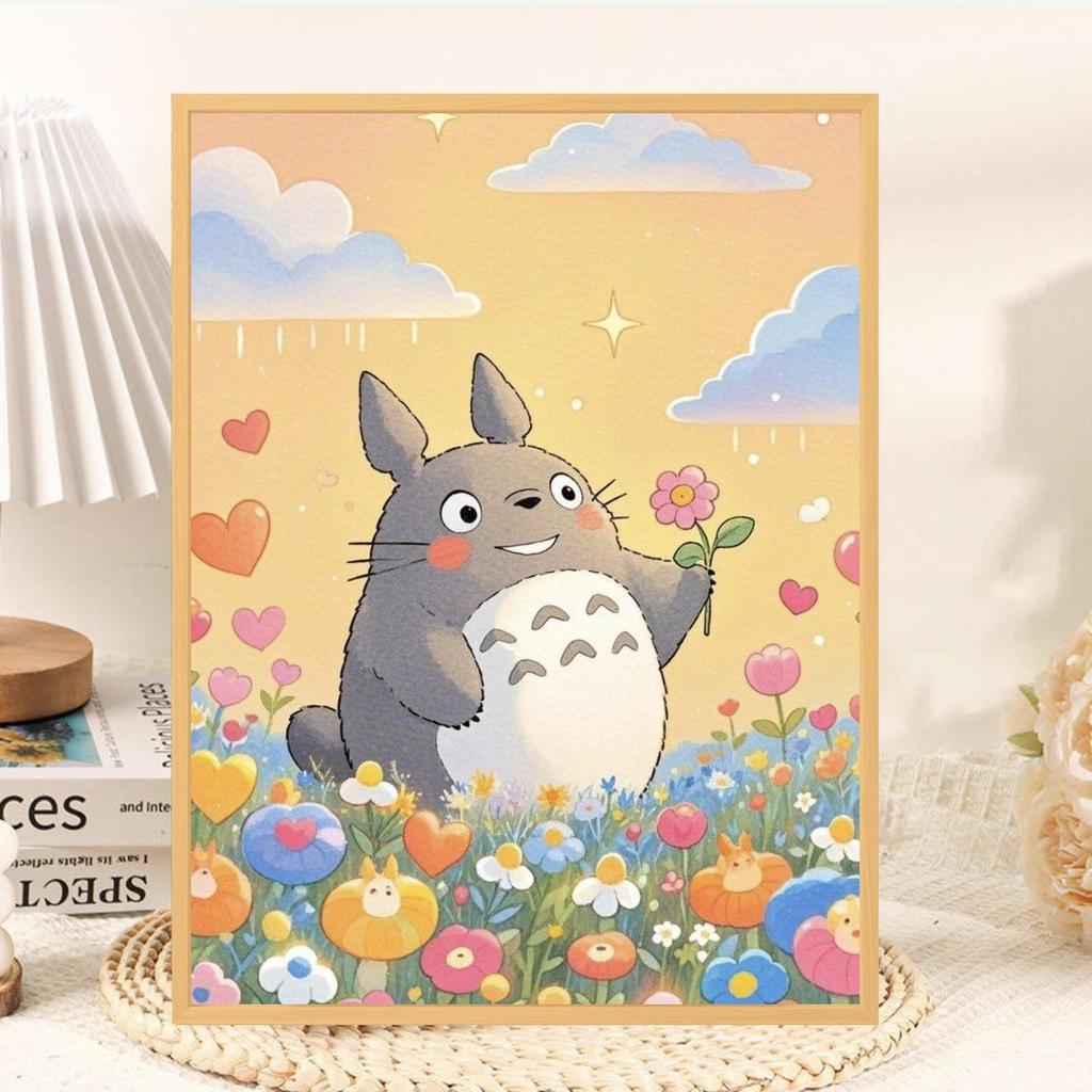 Totoro Wooden Jigsaw Puzzle, 1000 Pieces - Adult & Children's Decompression Toy and Room Decoration, Ideal Birthday Gift