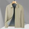 Business Middle-aged and Elderly Jacket Casual Top Dad Coat Spring Civil Servant Administrative Men Lapel Cadre